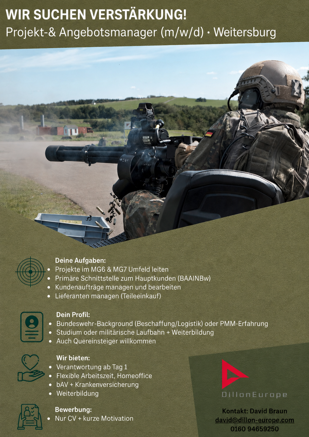 Stellenausschreibung: Projekt- & Angebotsmanager (m/w/d), Weitersburg